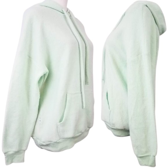 SOFT SERVE CLOTHING Mint Green Oversized Cloud Cotton Hoodie Women's Medium - Picture 2 of 6